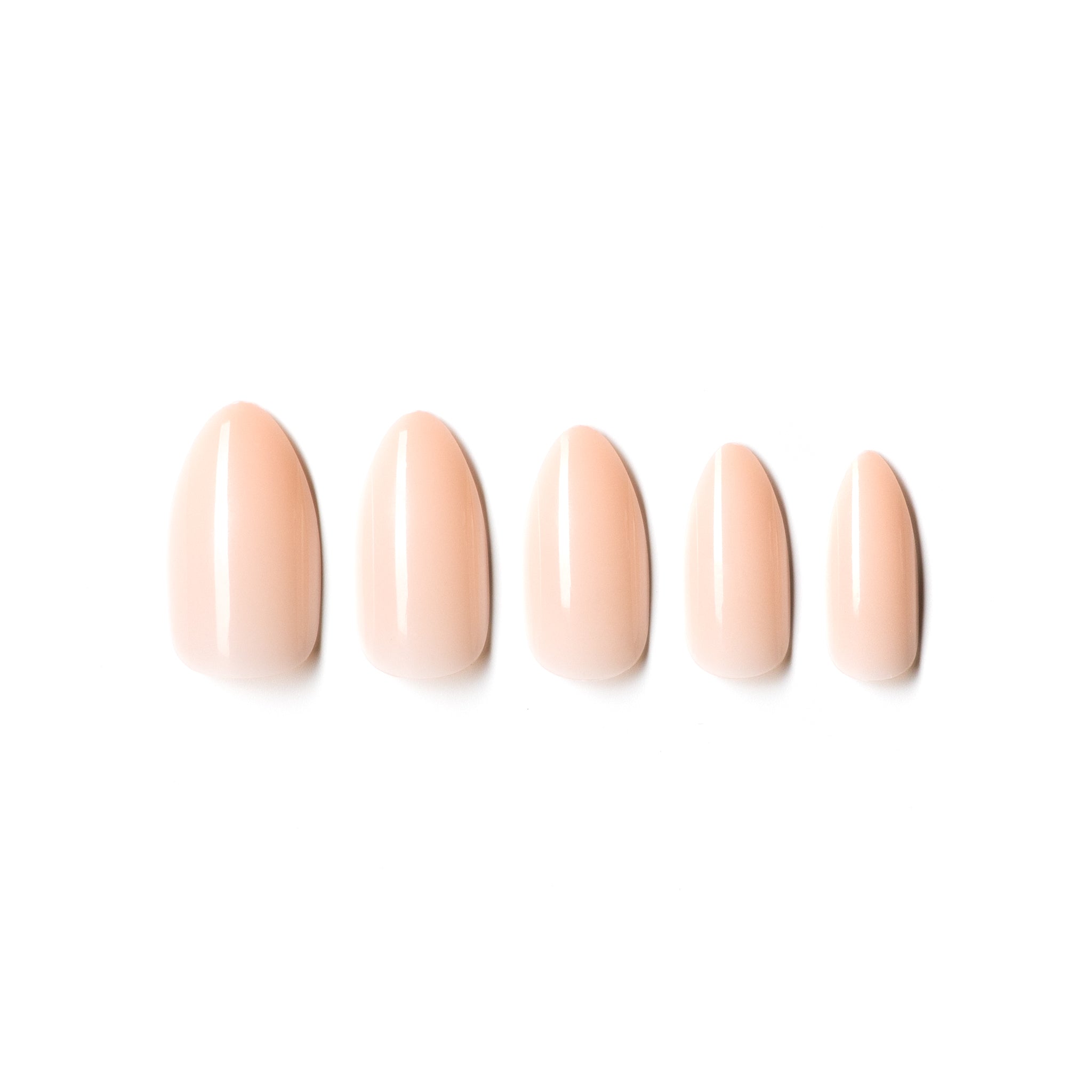 Beige Almond Shape Press on Nails - Full Kit Including Glue – FACILE by ...